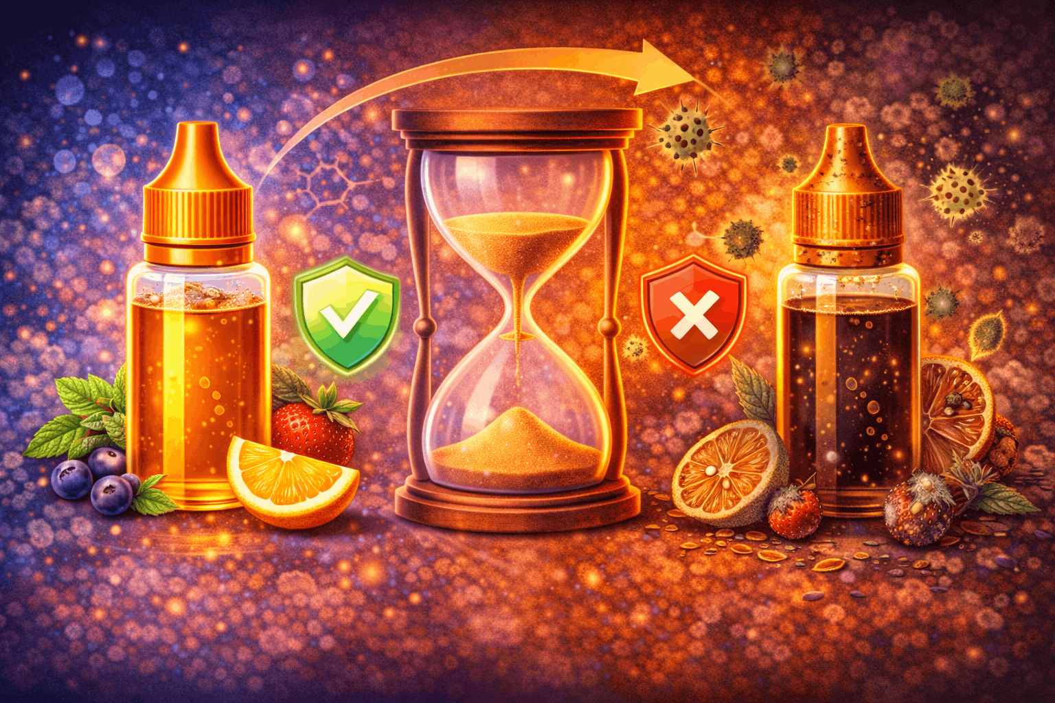 ¿Por qué cambia el sabor de un e-liquid con el tiempo?