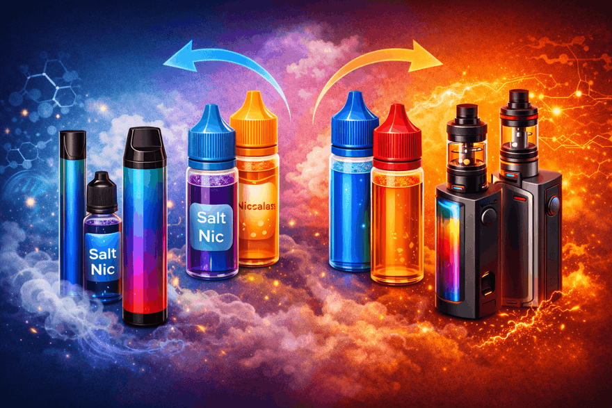¿Cómo elegir e-liquids según tu tipo de vape?