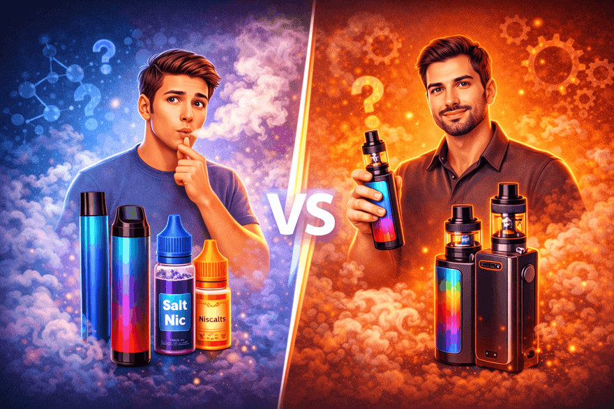 ¿Cómo elegir un vape según tu experiencia? (principiante vs avanzado)
