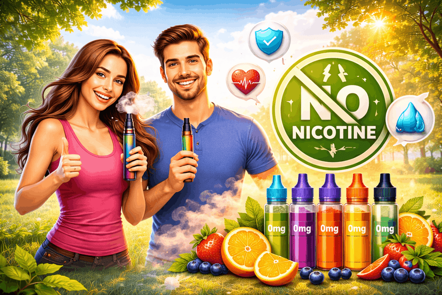 ¿Por qué algunas personas prefieren vapear sin nicotina?