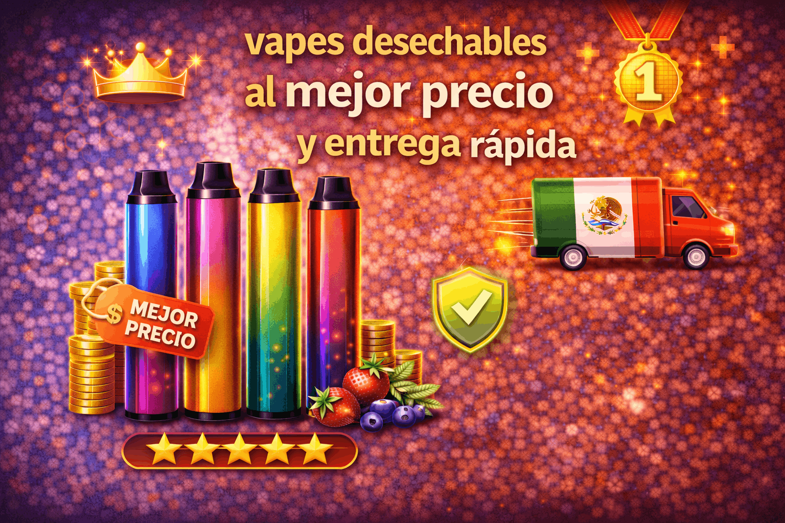 Vapes desechables al mejor precio y entrega rápida