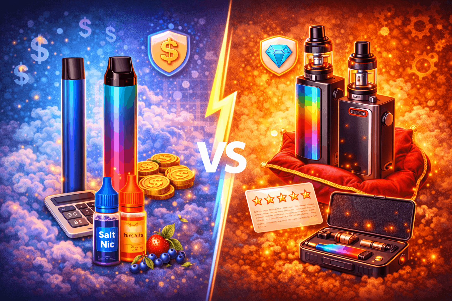 Vapes económicos vs vapes premium, ¿qué cambia realmente?