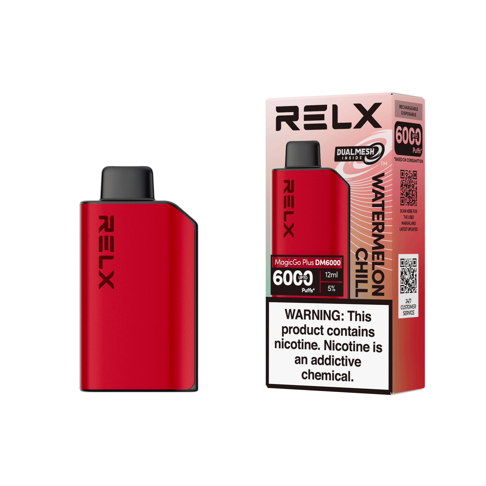Relx – MagicGo Plus DM6000 | 6000 Puffs