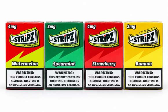 Stripz Gum — Tiras de nicotina
