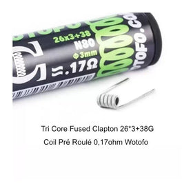 Wotofo - Resistencias Tricore Fused Clapton 10pcs - 0
