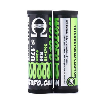 Wotofo - Resistencias Tricore Fused Clapton 10pcs