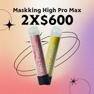 Maskking High Pro Max 2x$600 Vape Desechable Promoción La Vaperia