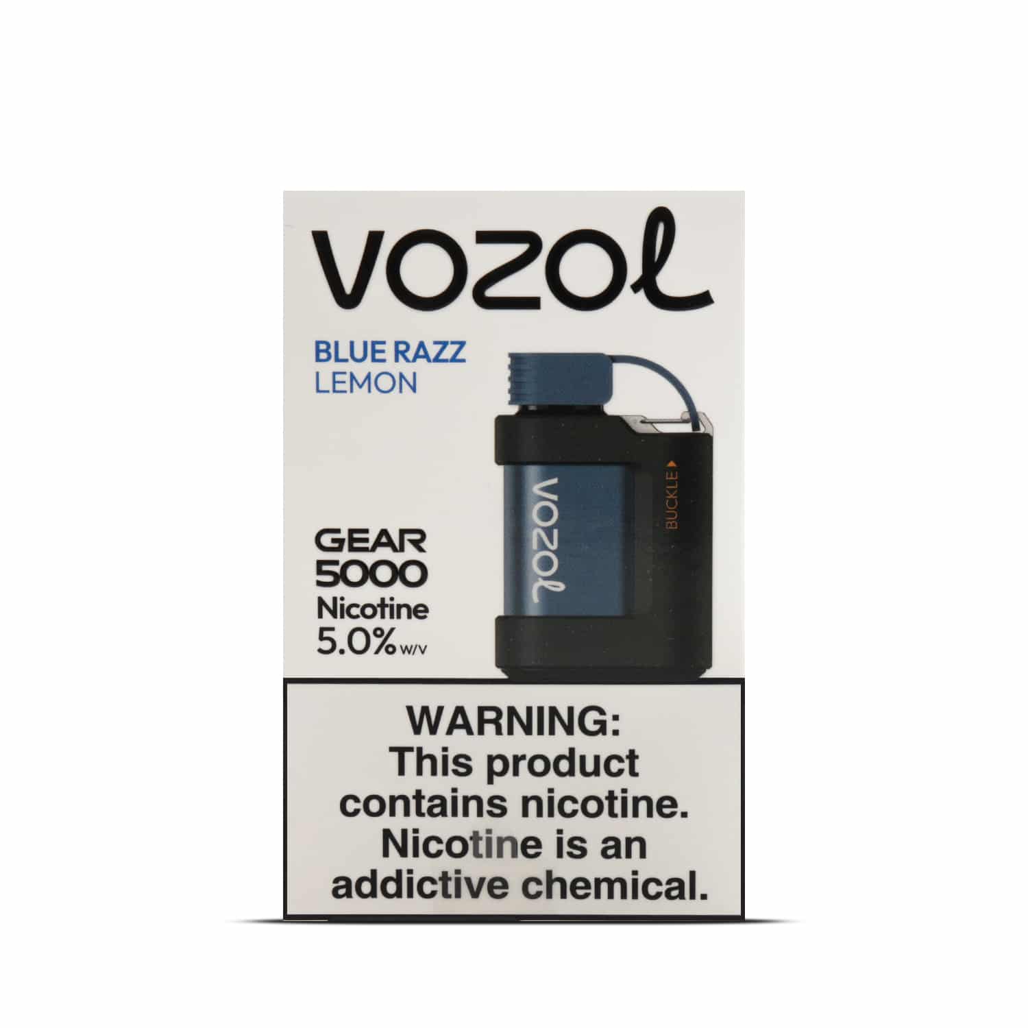 Vozol Gear 5000 Vape Desechable blue razz lemon
