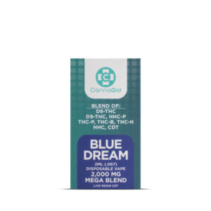 Canna Aid Mega Blend Vape 2000 MG Blue Dream